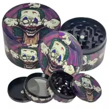50mm Joker Metalen Kruidenmolen 4-Lagen Spice Pepermolen Ruwe Gras Mortel Tabak Grinder Sigaar Sigaret Roken accessoires