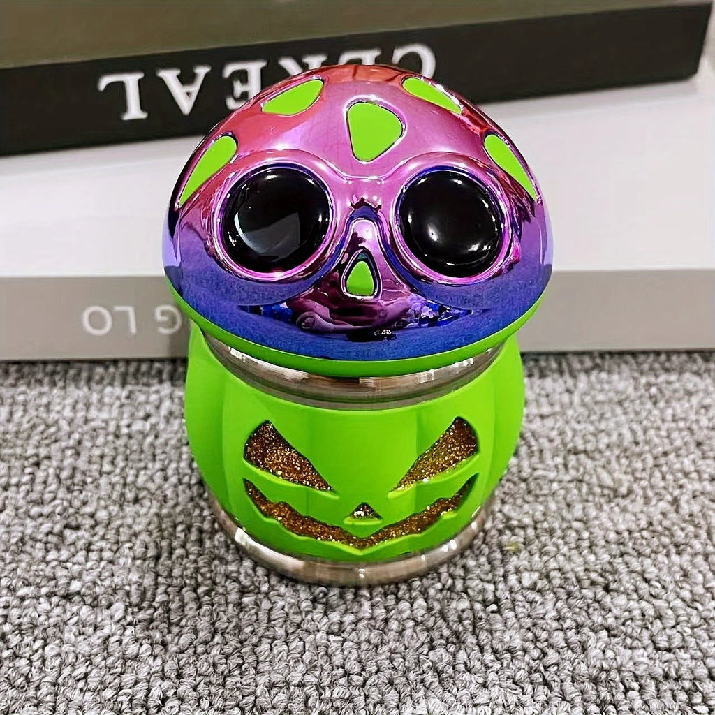 2,8 inch Pompoen Kruidenmolen Peper Crusher Handmatige Zoutmolen Grote 4-lagen Stamper Tabak Ruwe Grasmolen Roken Accessoires